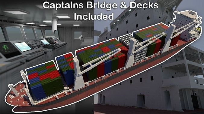 Cargo Ship 3D model