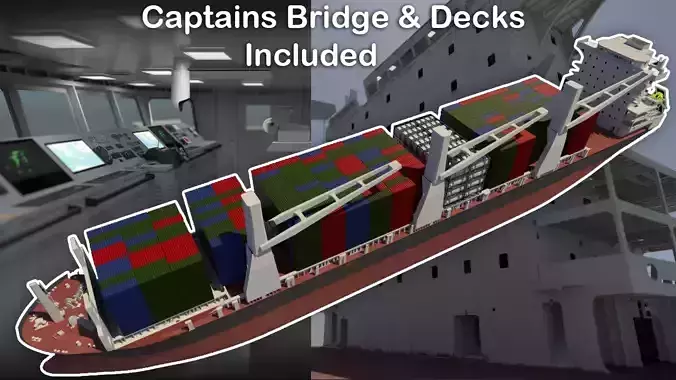 Cargo Ship 3D model