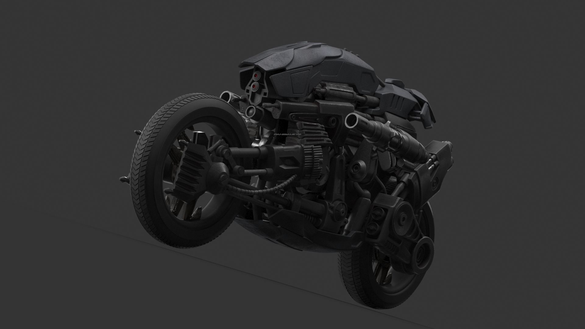 MotoTerminator PBR futuristic motorcycle 3D model_4