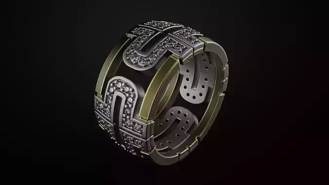 Bulgari style band ring