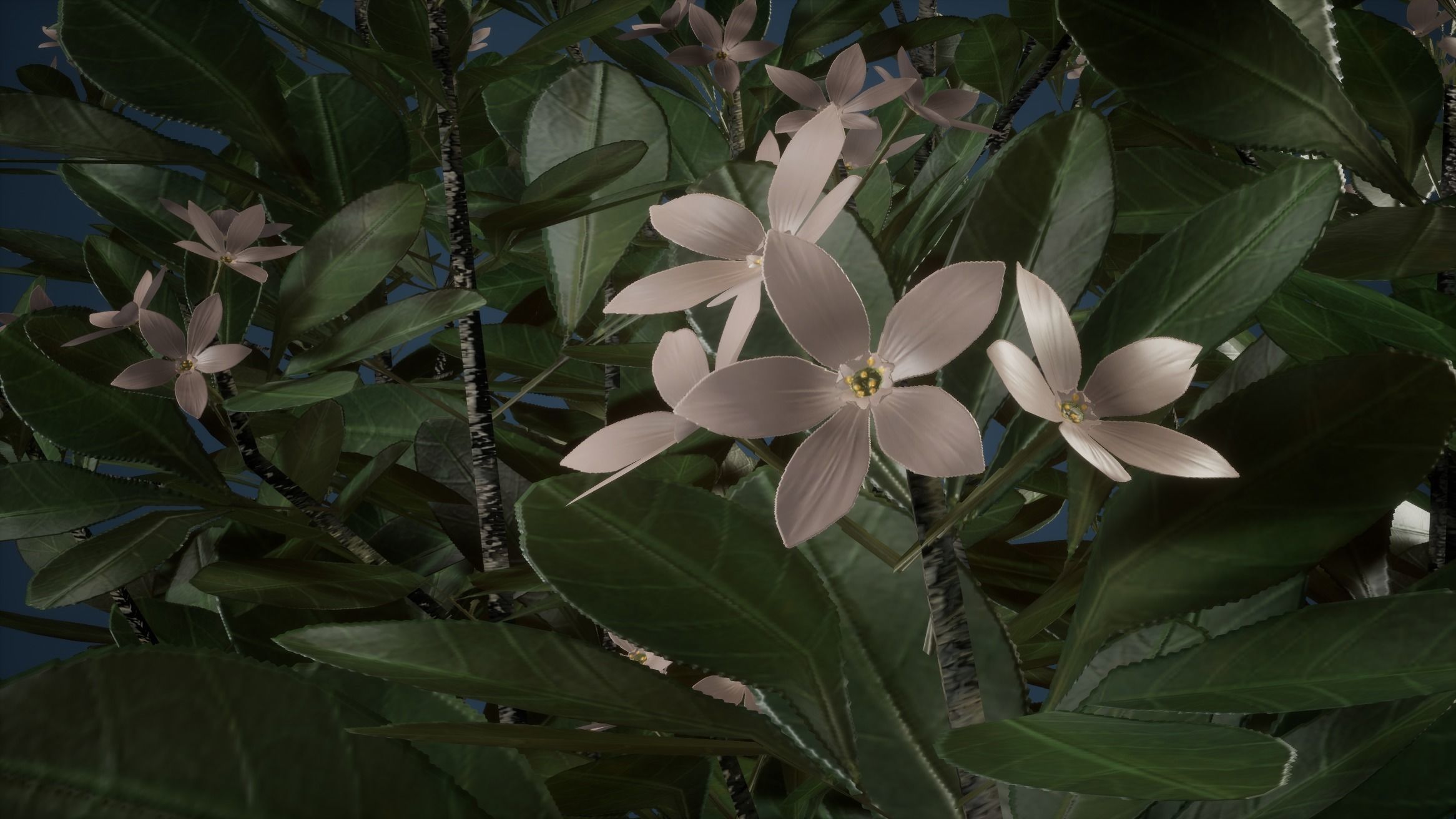 Grass Patch and Bush Game Ready Low-poly 3D model_2