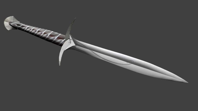 Bilbo baggins sword Stinger 3D model