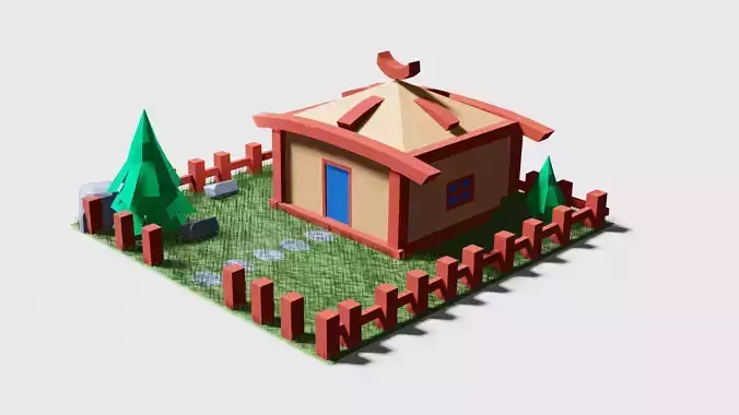 houses house with fence