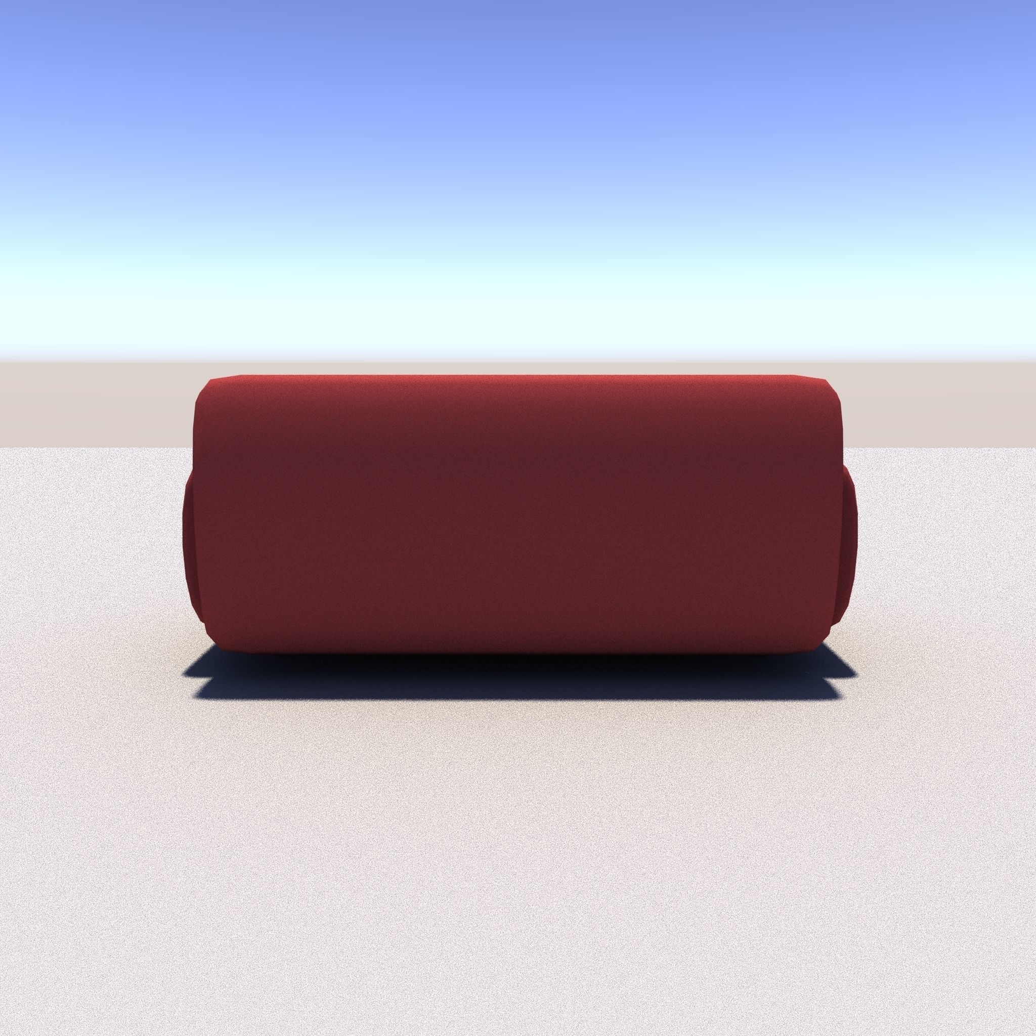 Modern Sofa Low-poly 3D model_5