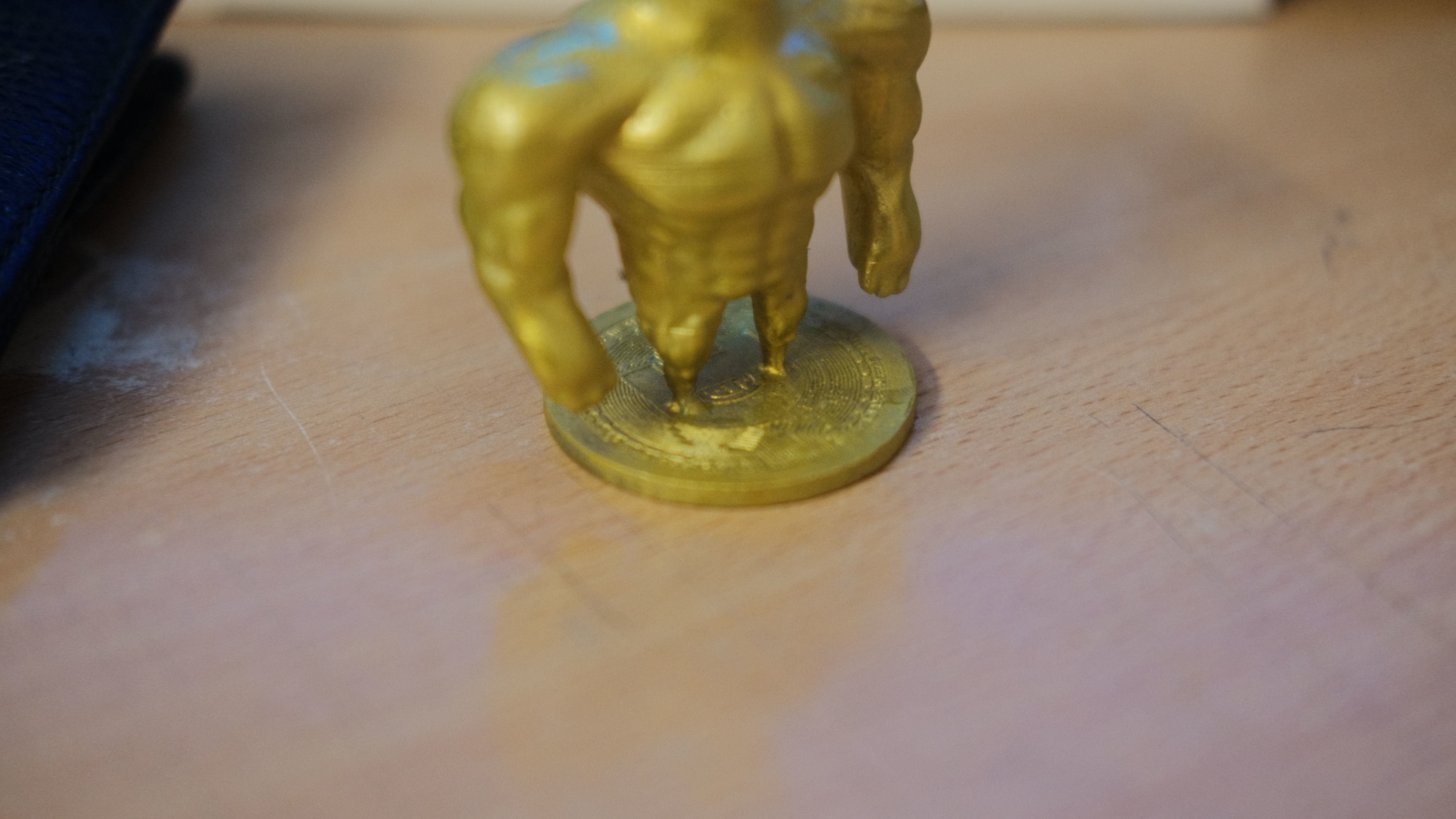 Swole Doge - on Doge Coin base 3D print model_1