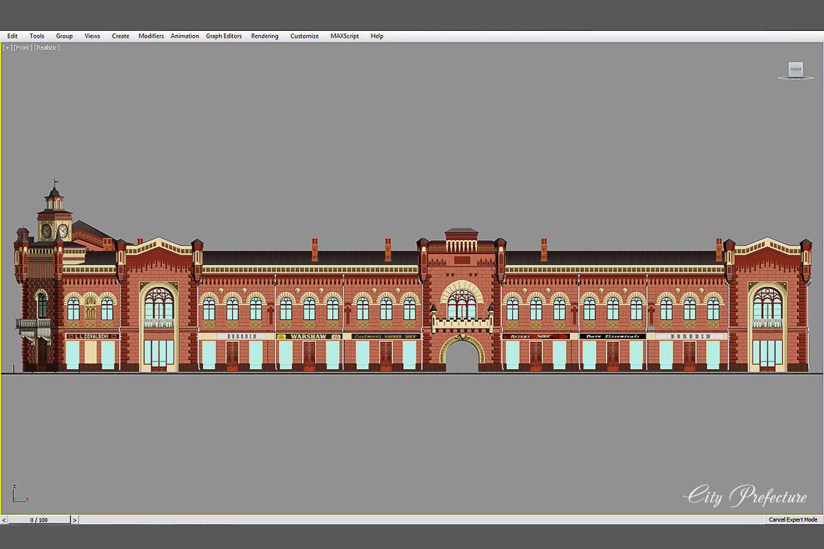 City Prefecture 3D model_3