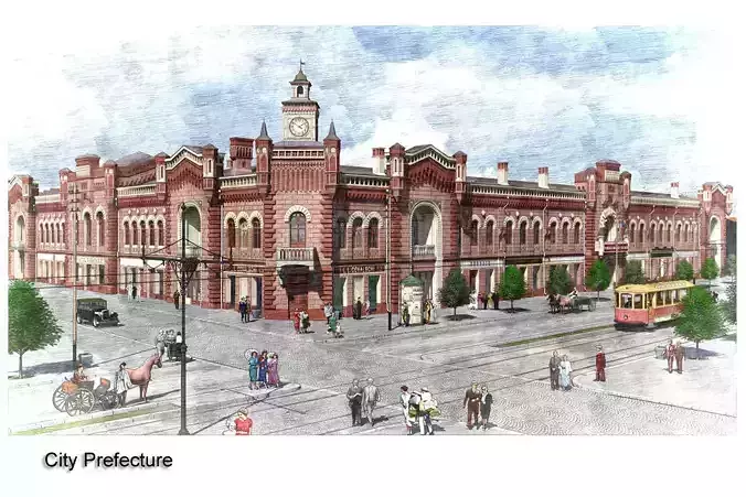 City Prefecture 3D model