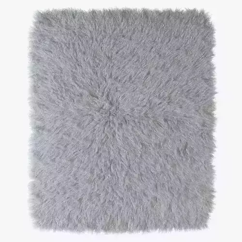 Tibetan sheepskin snow-white