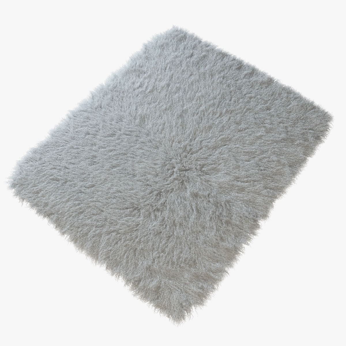 Tibetan sheepskin snow-white 3D model_4