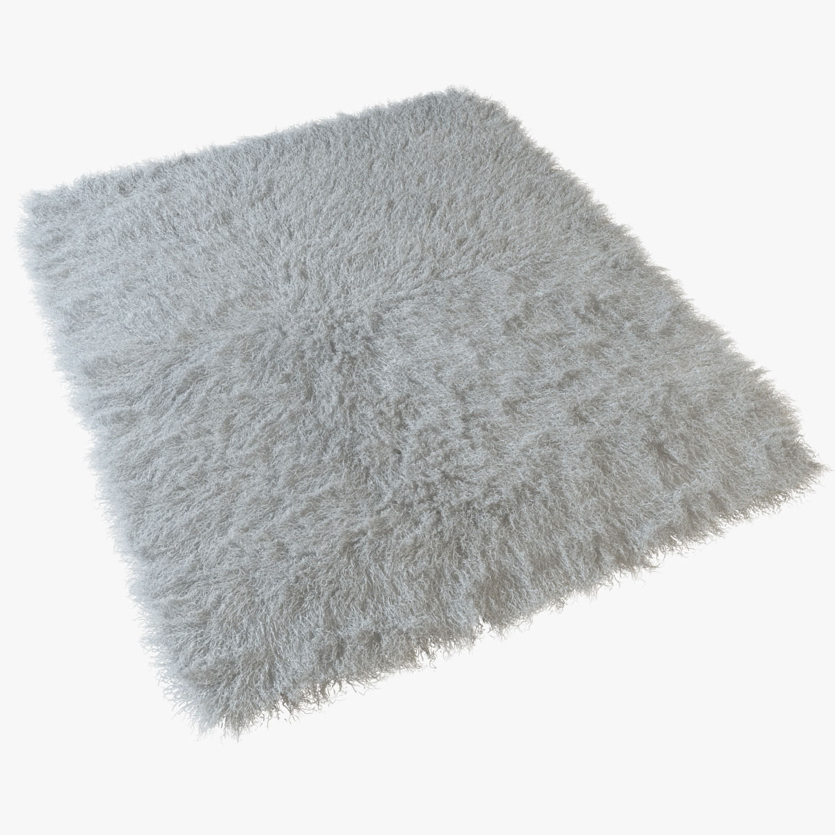 Tibetan sheepskin snow-white 3D model_1