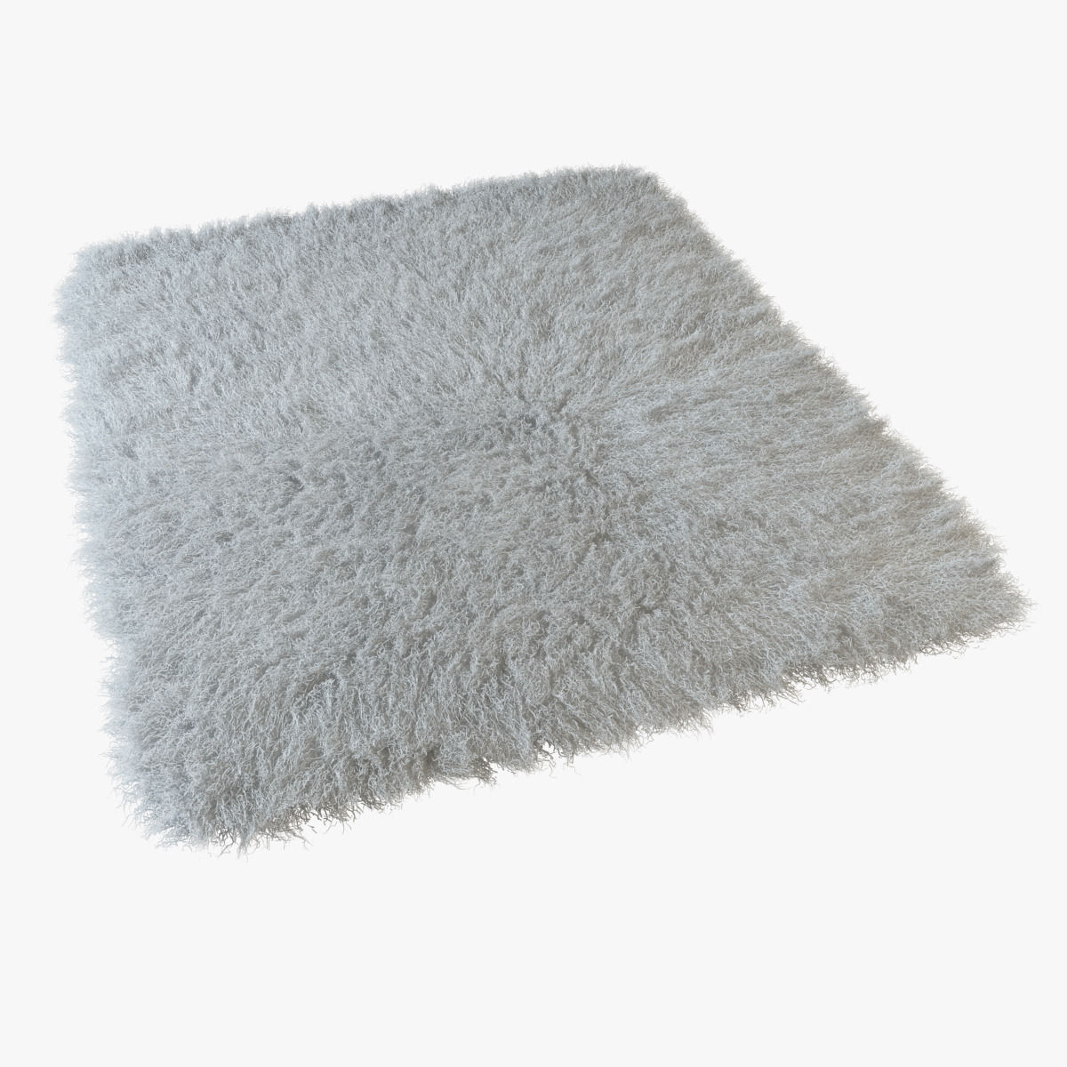Tibetan sheepskin snow-white 3D model_3