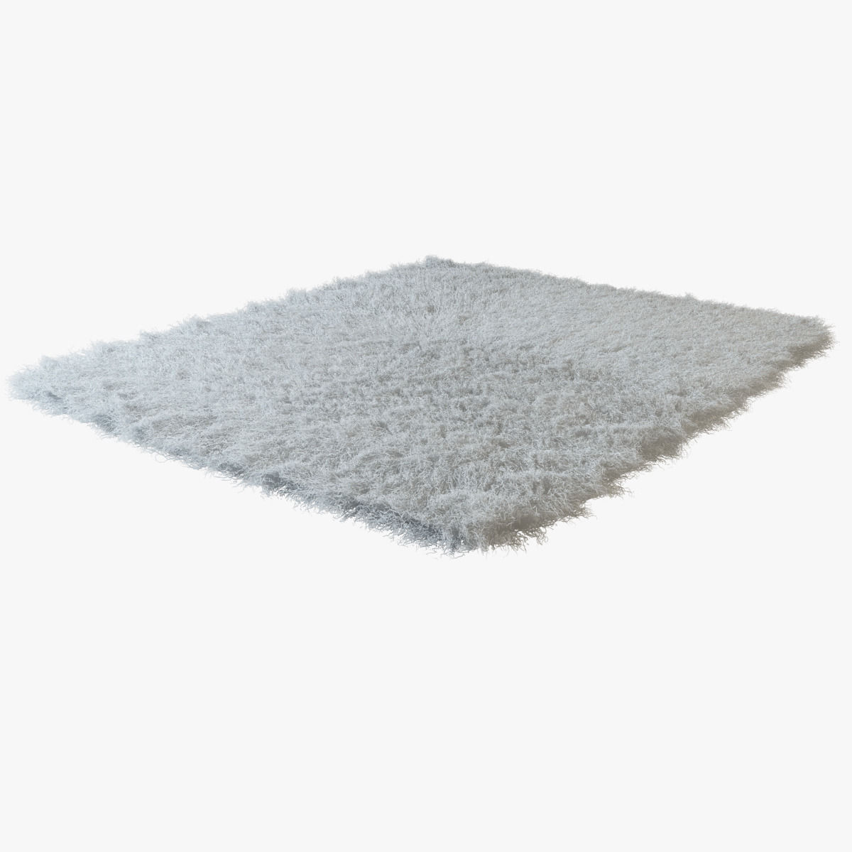 Tibetan sheepskin snow-white 3D model_2