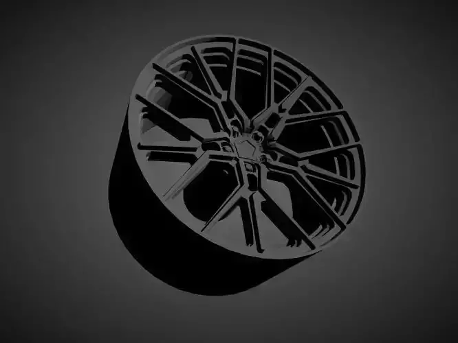 New for 2021 Vossen M-X3 with tires for Hotwheels 3D print model