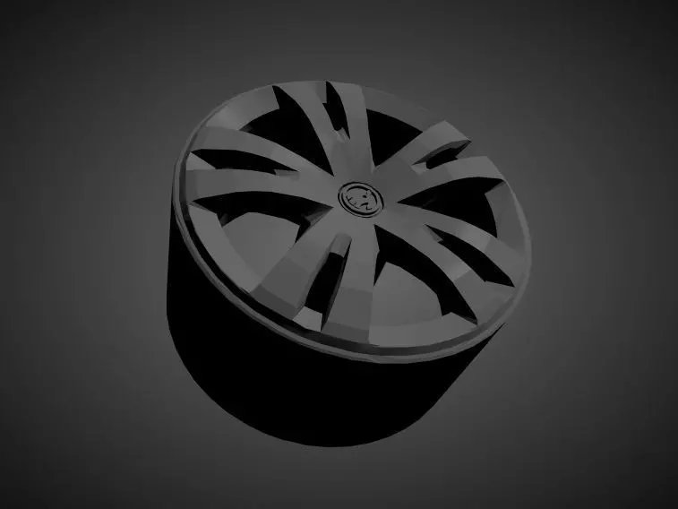 New for 2021 Skoda RS wheels for Hotwheels 3D print model_0
