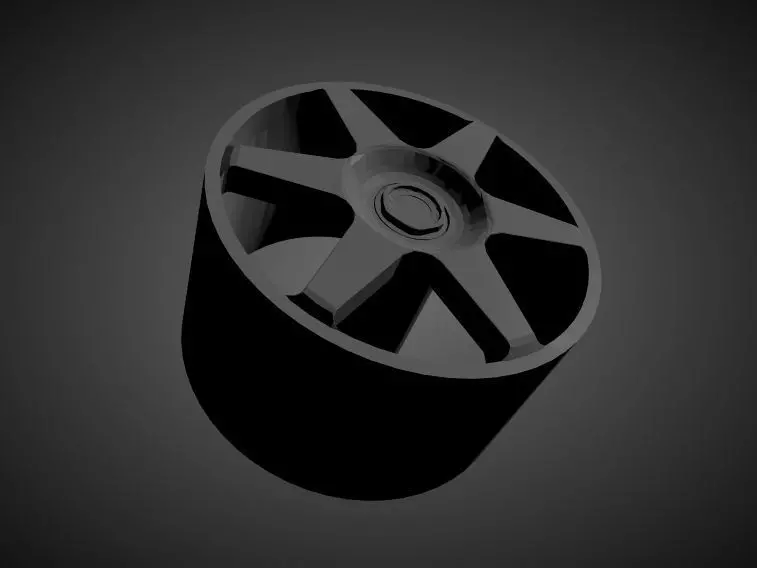 New for 2021 Rotiform Six with tires for Hotwheels 3D print model_0