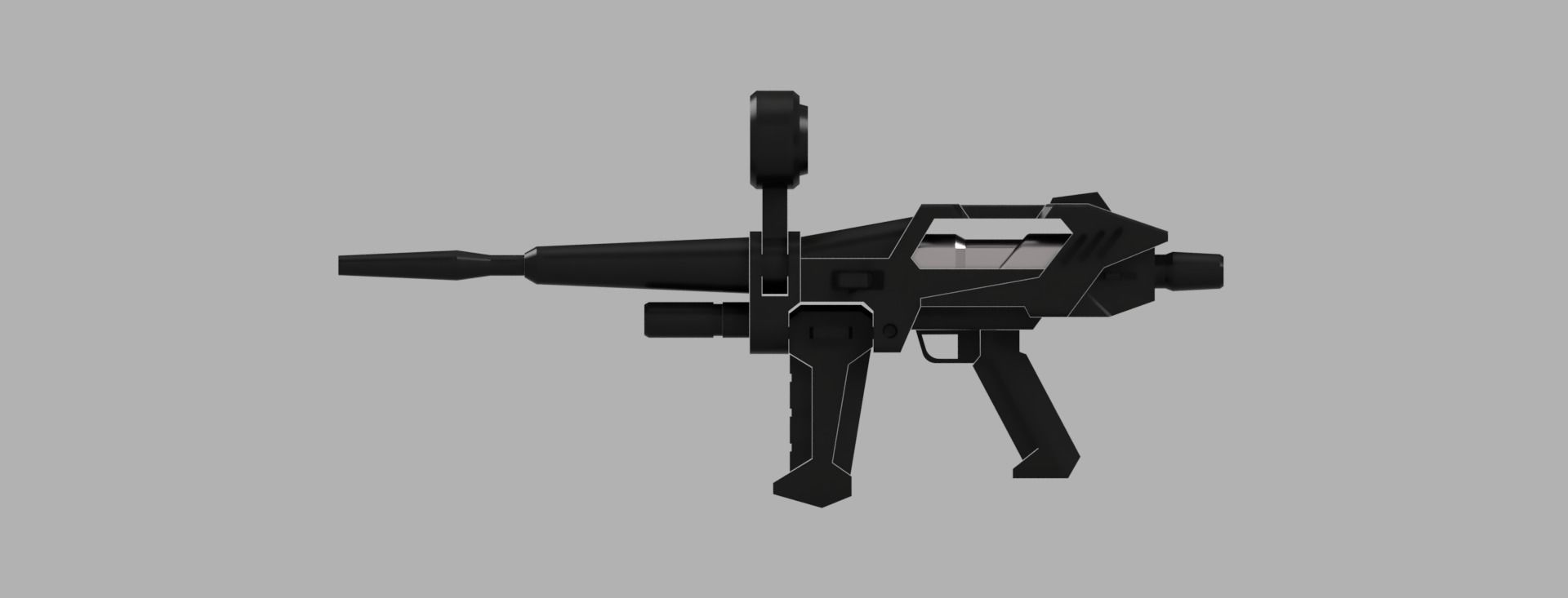 1 PER 10 SCALE RX-78-2 Gundam  BEAM RIFLE 3D print model_3