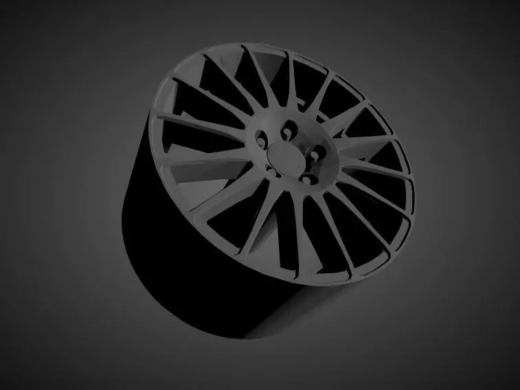 New for 2021 OZ Racing Super Turismo with tires for Hotwheels 3D print model_0