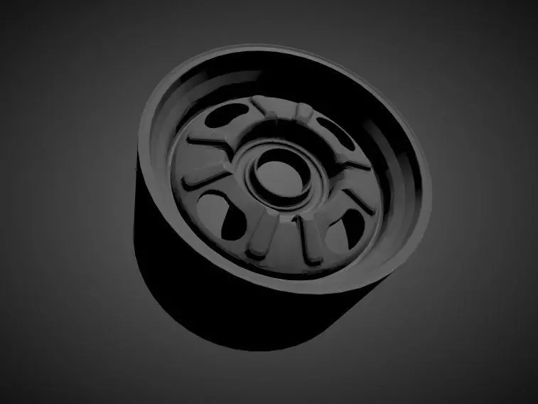 New for 2021 Opel Manta Steel Rims with tires for Hotwheels 3D print model_0