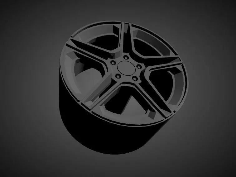 New for 2021 Mercedes A35 AMGwith tires for Hotwheels 3D print model_0