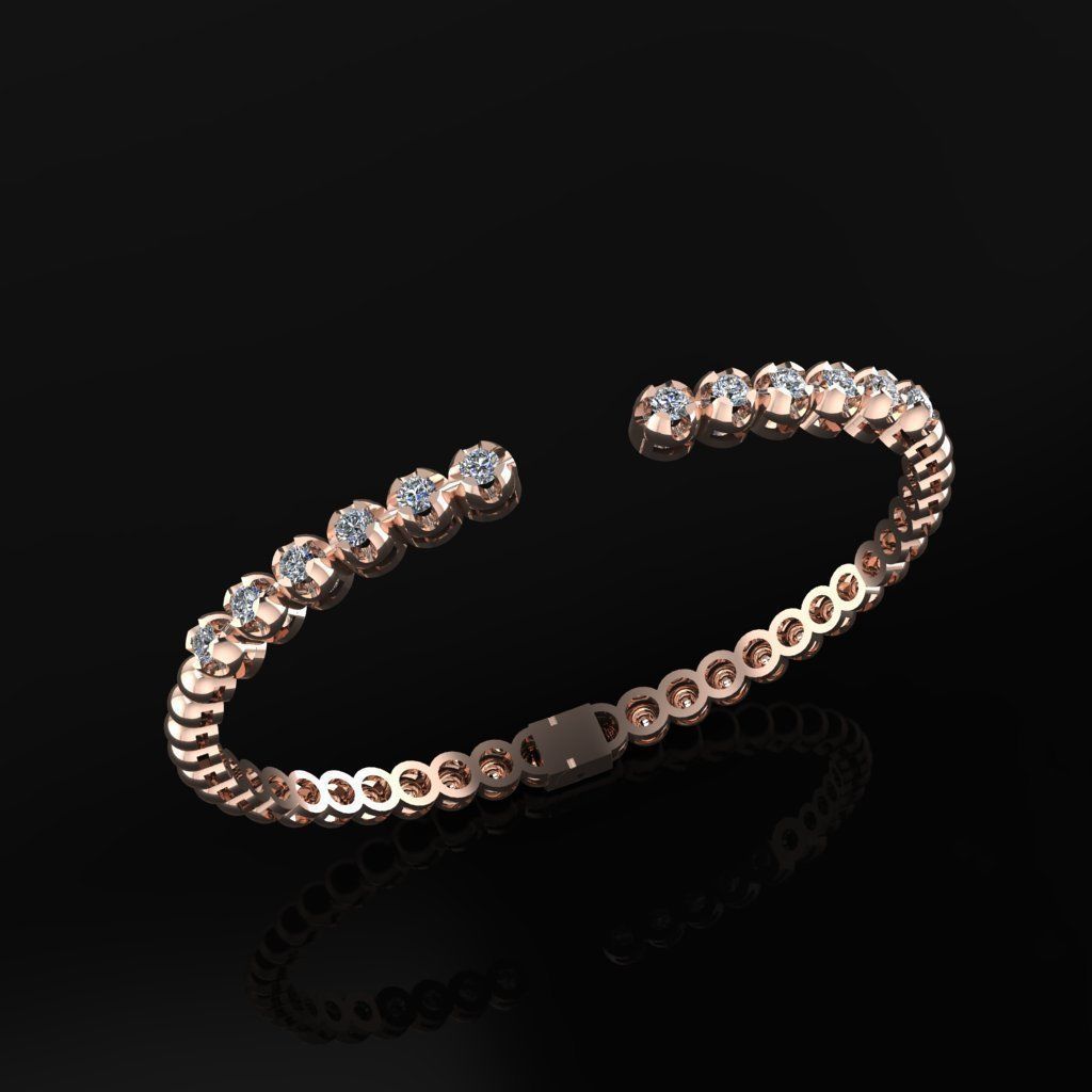 Bracelet 11 3D print model_2