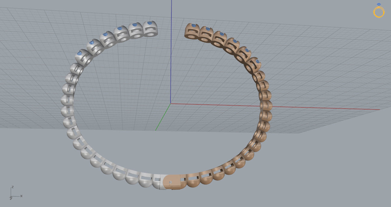 Bracelet 11 3D print model_8