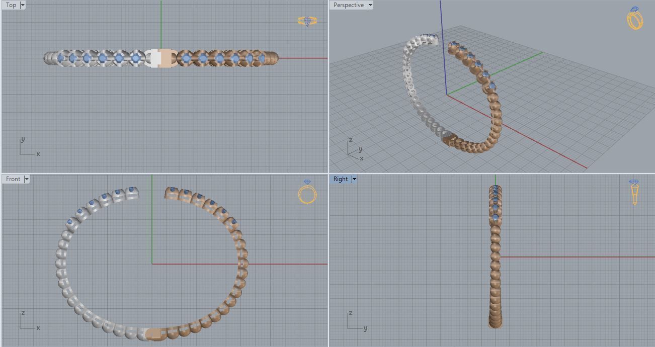 Bracelet 11 3D print model_5