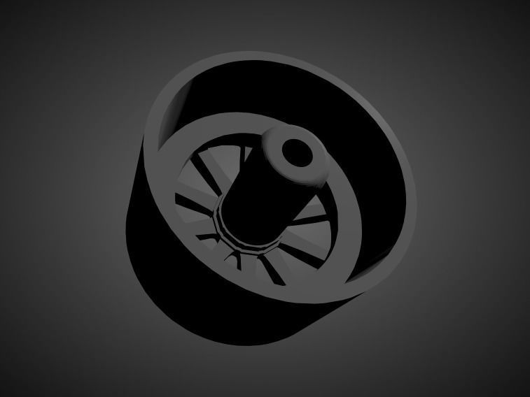 New for 2021 Japan Racing JR11 with tires for Hotwheels 3D print model_1