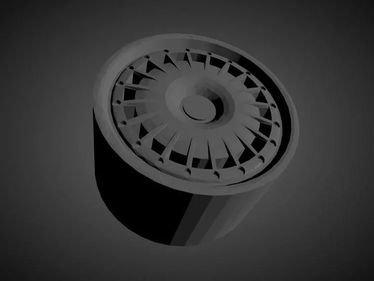 New for 2021 Bugatti EB110 OEM Rims with tires for Hotwheels 3D print model_0