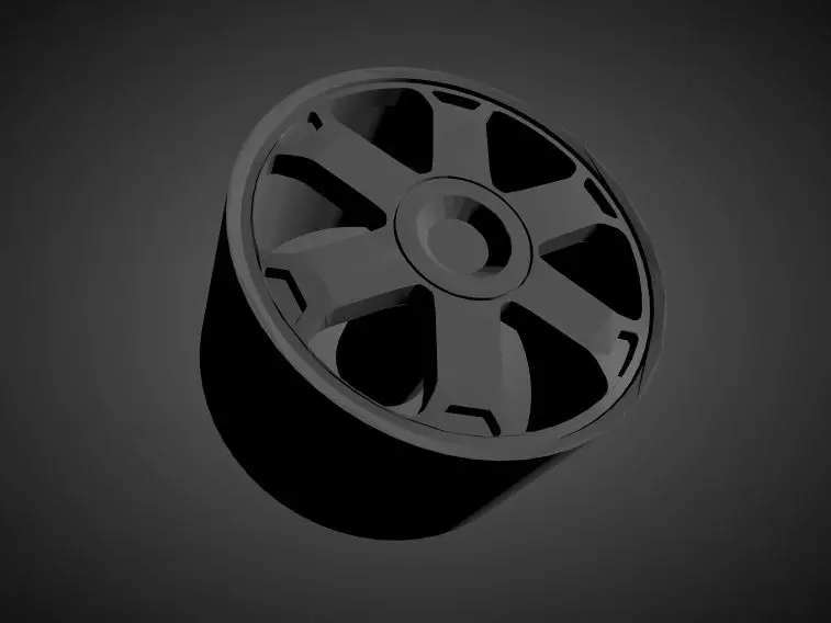 New for 2021 AUDI S4 B5 OEM Rims with tires for Hotwheels 3D print model_0