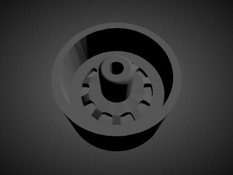 New for 2021 American Racing vector with tires for Hotwheels 3D print model_1