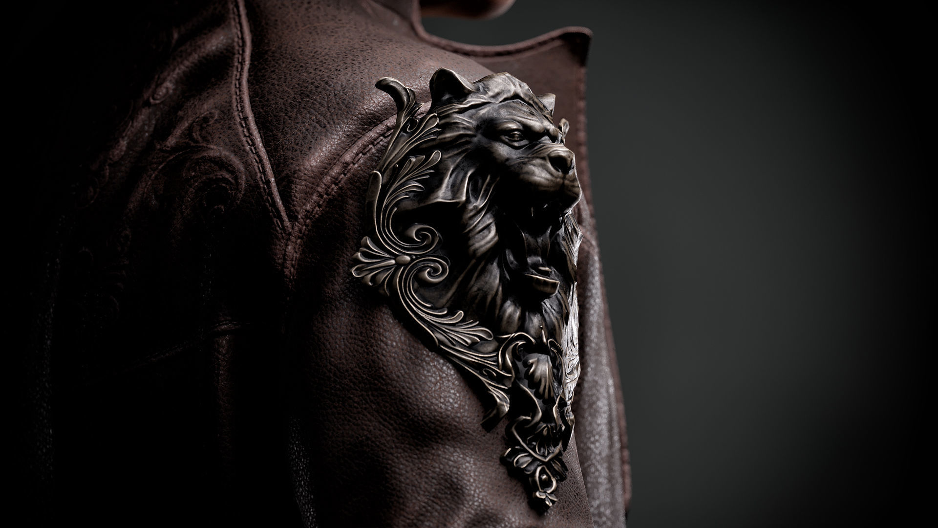 Executioner with a scythe Low-poly 3D model_3