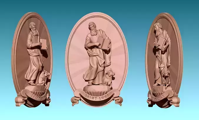 Luke-Lucas Evangelist - CNC 3D print model