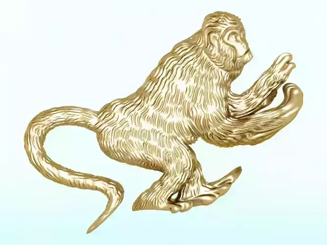 Monkey for jewelry - Monkey for ring - Monkey for pendant