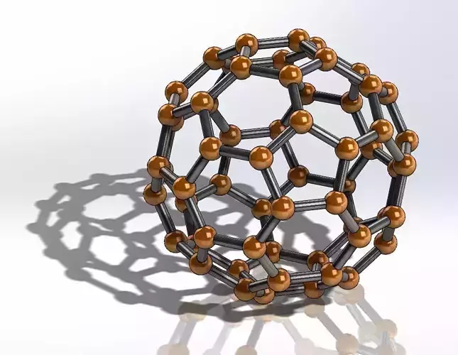 Fullerene C60 D 200 mm 3D print model