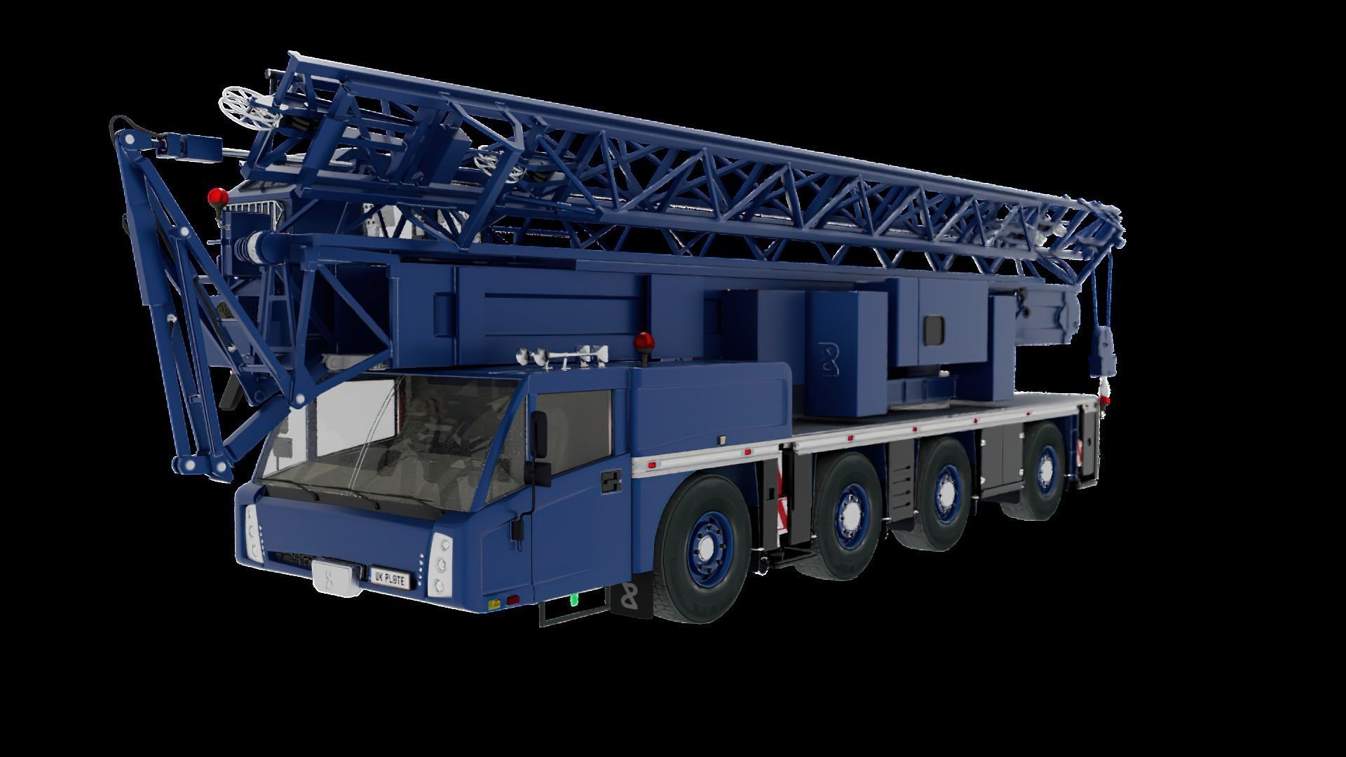 Mobile Crane Spierings  AT4 3D model_1