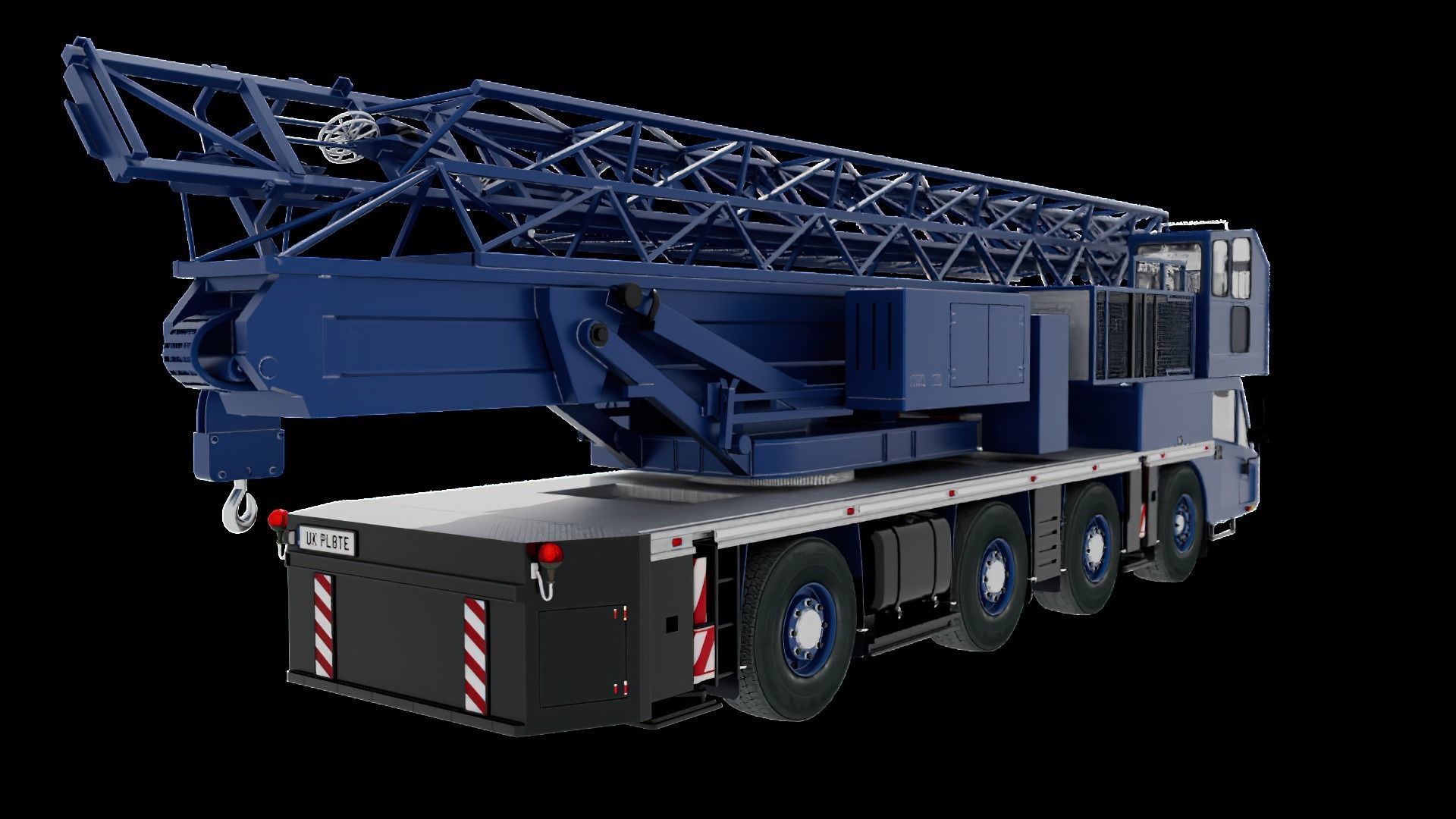 Mobile Crane Spierings  AT4 3D model_3