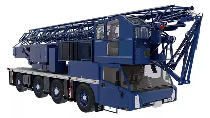 Mobile Crane Spierings  AT4 3D model