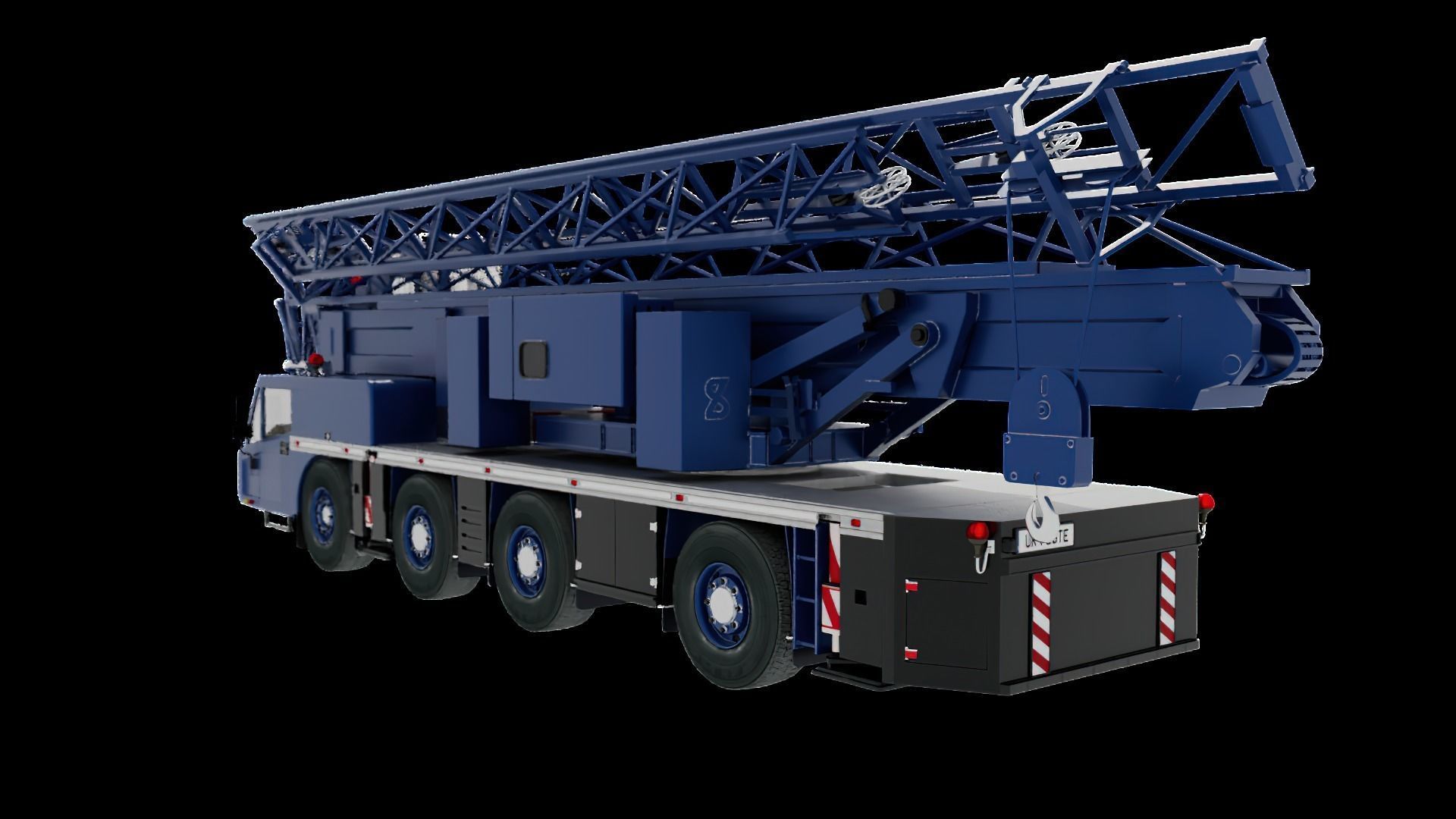 Mobile Crane Spierings  AT4 3D model_2