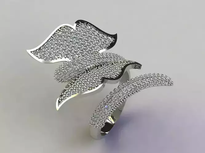 Butterfly Snake Ring