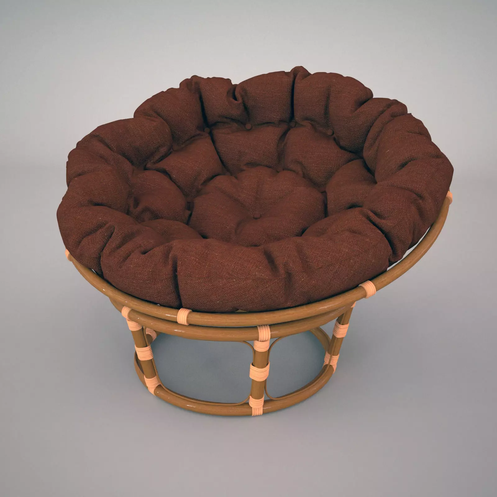 Chair papasan 3D model_0