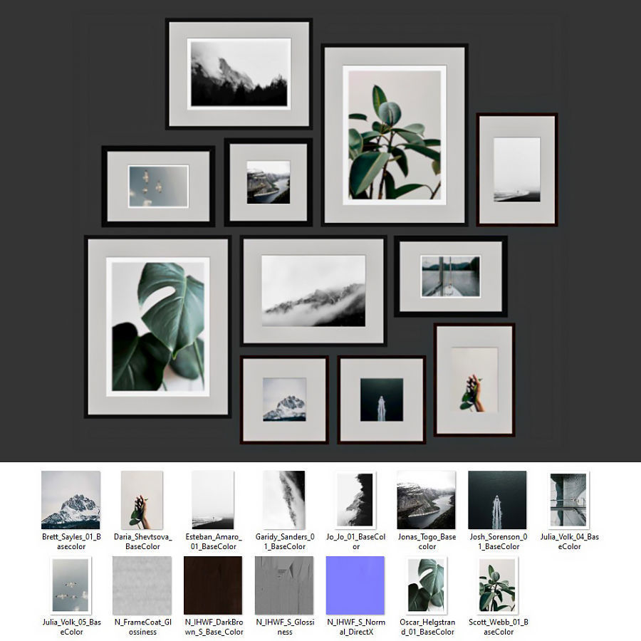 Gallery Wall 47 3D model_5