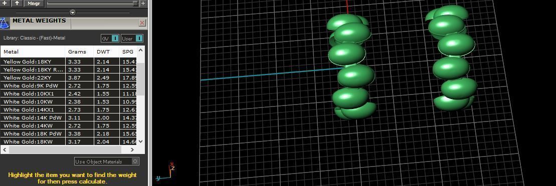 Earring - Gold 3D print model_2