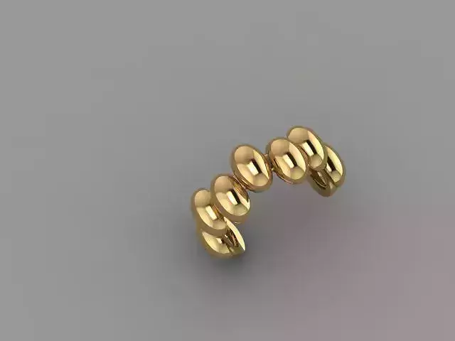 Earring - Gold 3D print model