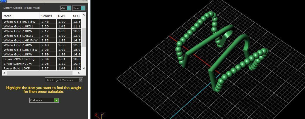 Earring - Gold 3D print model_1