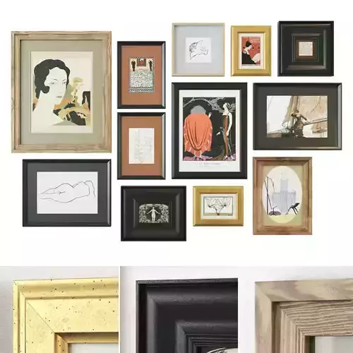 Gallery Wall 49 3D model