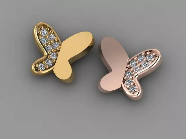 Earring - Gold 3D print model_0