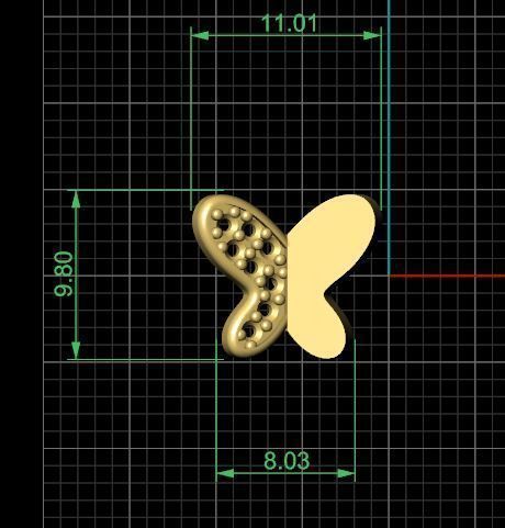 Earring - Gold 3D print model_5