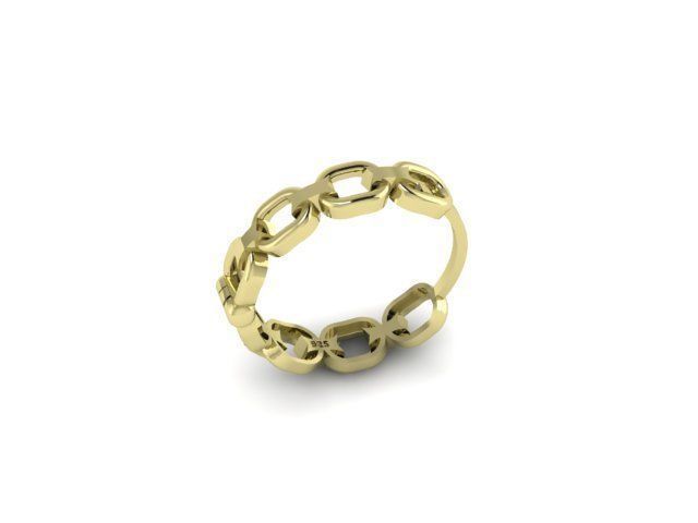 Chain - Earring 3D print model_2