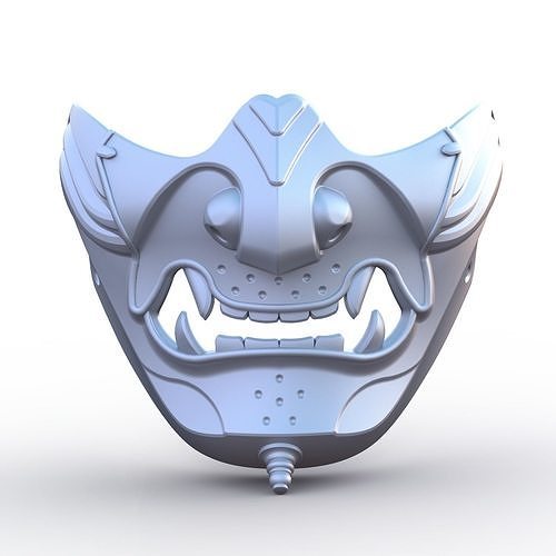 Japan Samurai Mask 3D print model