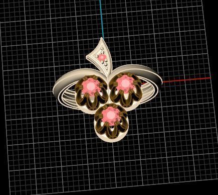 Gold - Ring 3D print model_4